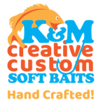 4 Finesse Worms - K&M Custom Soft Baits
